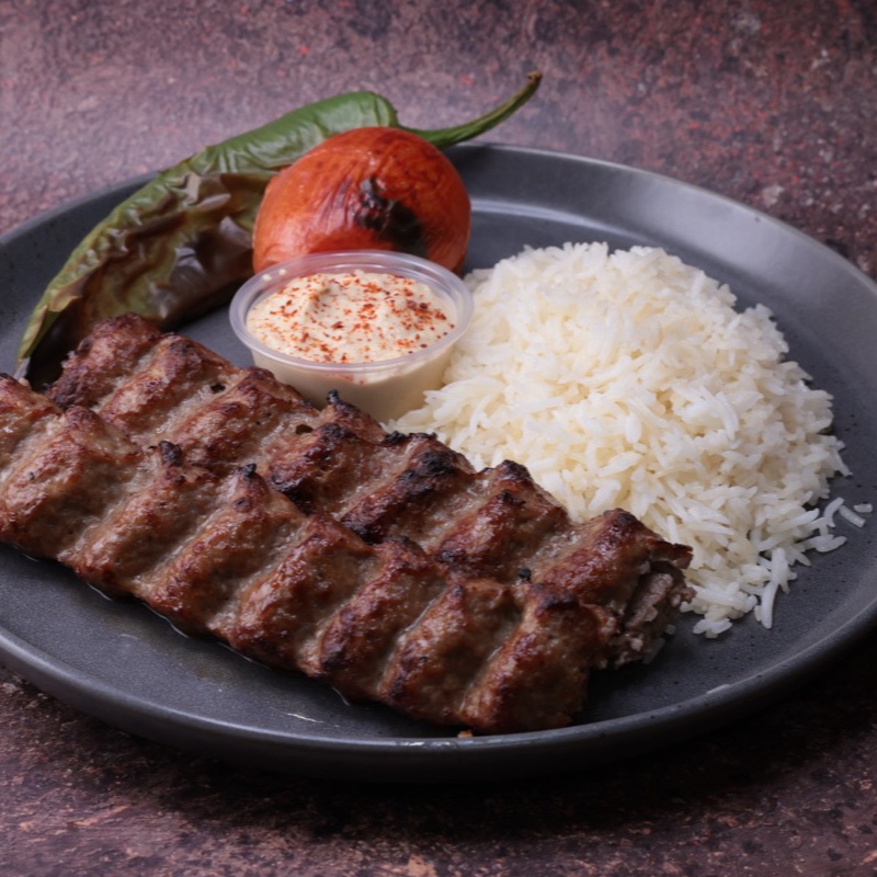 Beef Lule Kebob Plate